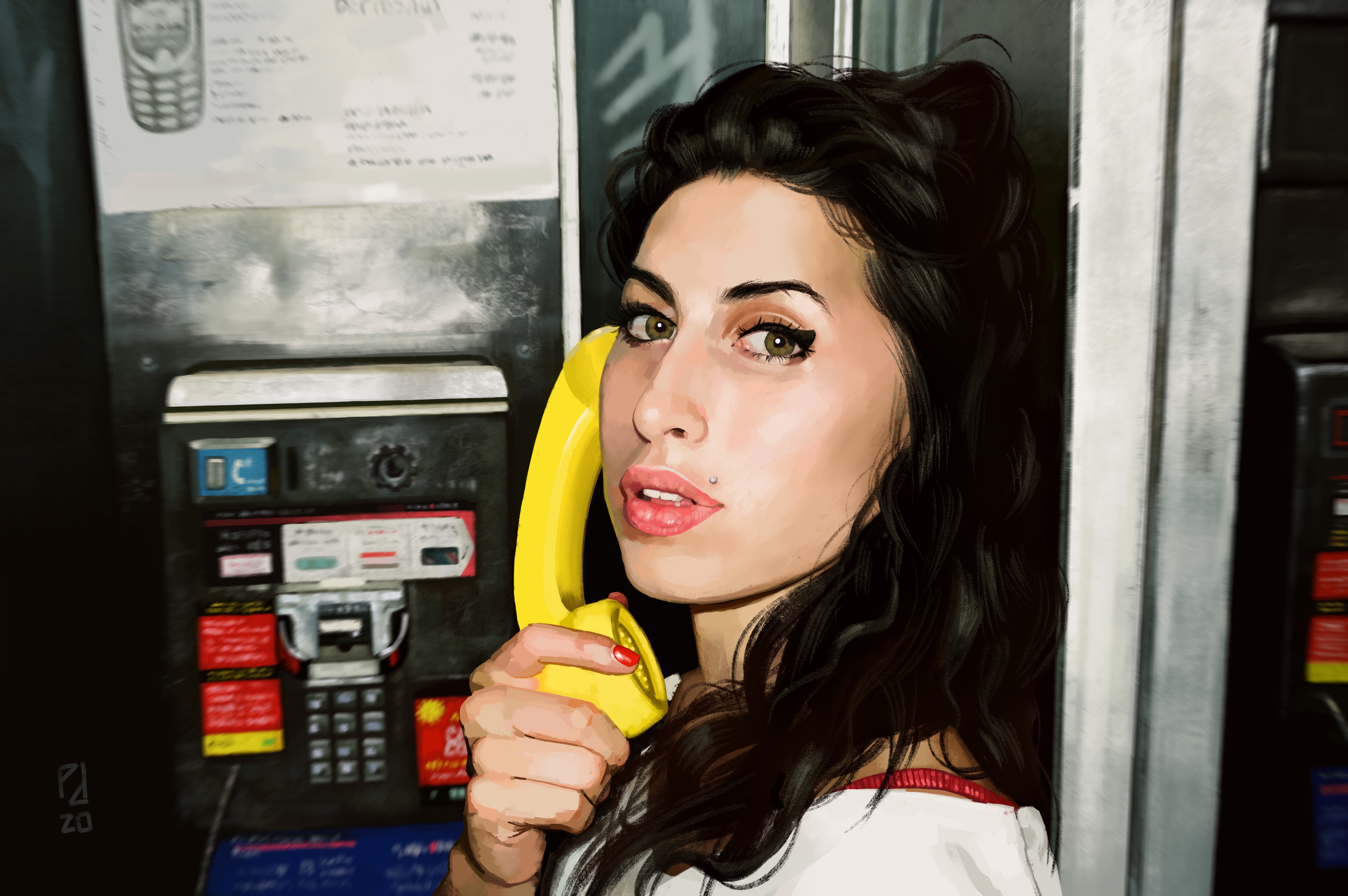 Amy Winehouse illustration
